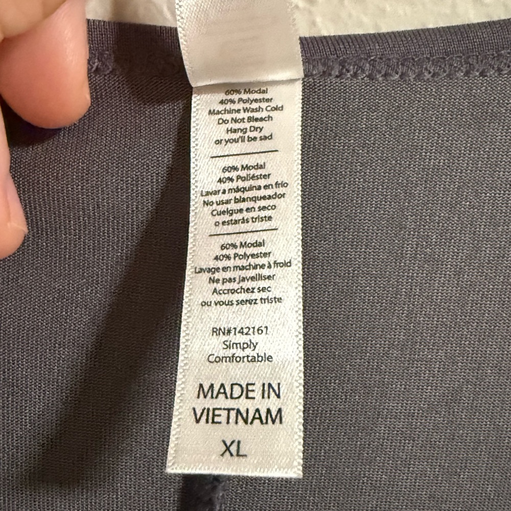 LuLaRoe XL Swing Top Bundle Paisley Print + Solid Gray Tunic - Picture 10 of 11